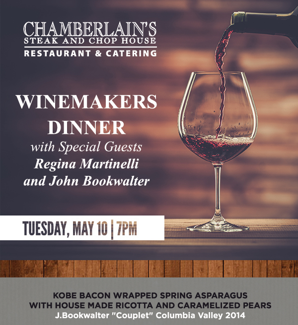 Winemakers Dinner
							 See image for details