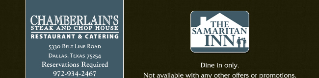 Dine in only. Not available with any other offers or promotions.
							
							See image for full disclaimer