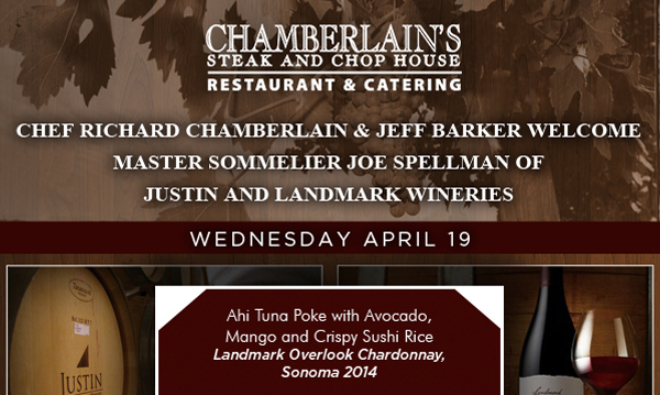 Wine Maker's Dinner
							 See image for details