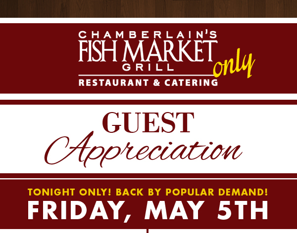 Guest Appreciation
							 See image for details