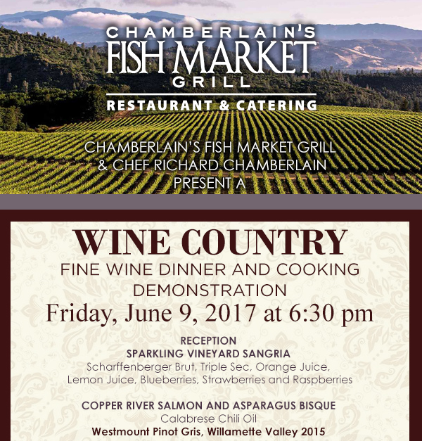 Wine Country Cooking Demo
							 See image for details