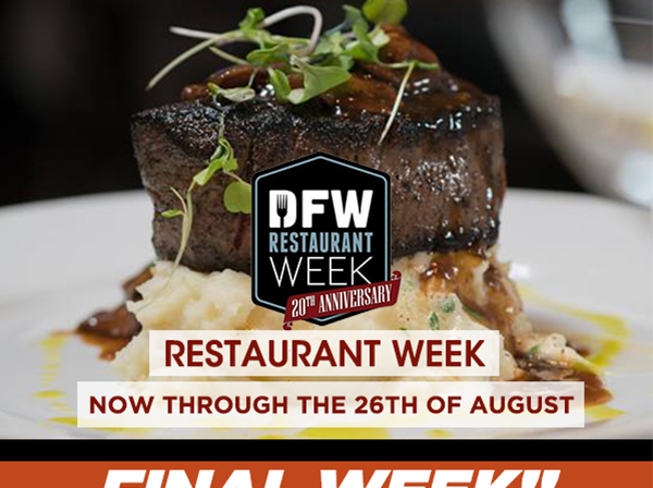 Dallas Restaurant Week 2017
							 See image for full disclaimer