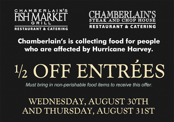 1/2 Off Entrees
							 See image for full disclaimer
