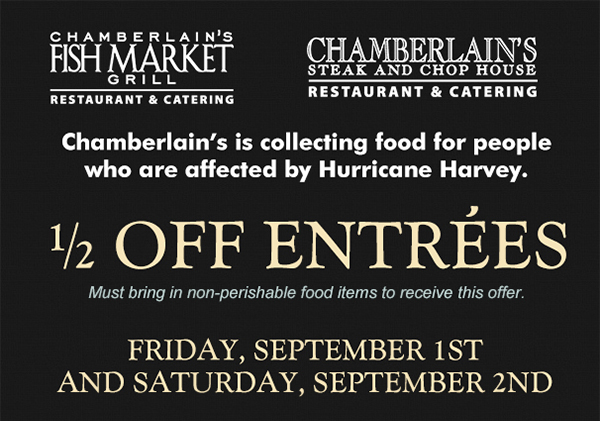 1/2 Off Entrees
							 See image for full disclaimer