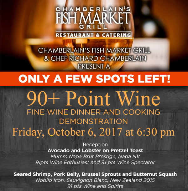 Fine Wine Dinner and Cooking Demonstration
							 See image for details