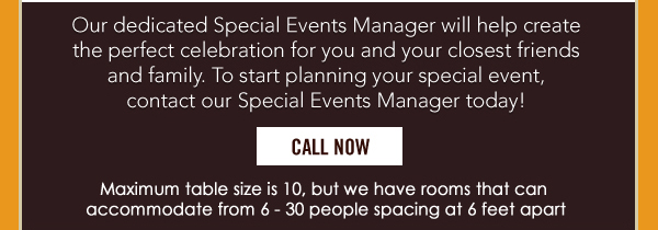 Make Your Reservations Today! www.chamberlainssteakhouse.com