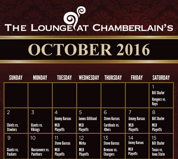 Events Calendar
							 See image for full details and disclaimer
