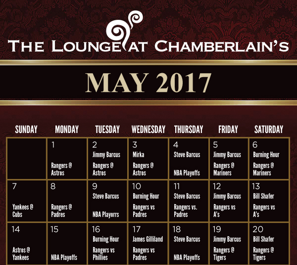 Events Calendar
							 See image for full details and disclaimer