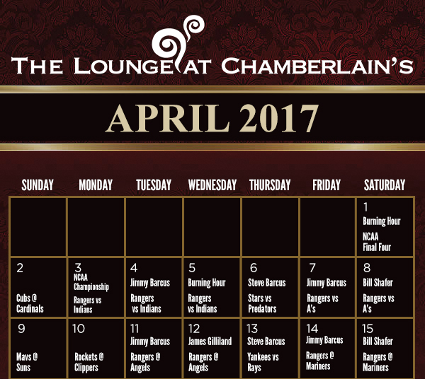 Events Calendar
							 See image for full details and disclaimer