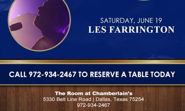 Please mention The Cigar Lounge At Chamberlain's when making reservations. Open to the public Daily at 4pm