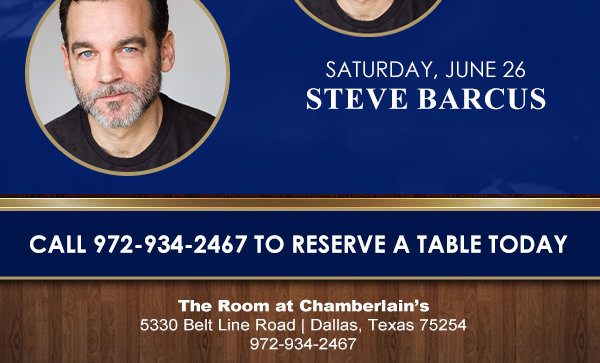 Please mention The Cigar Lounge At Chamberlain's when making reservations. Open to the public Daily at 4pm