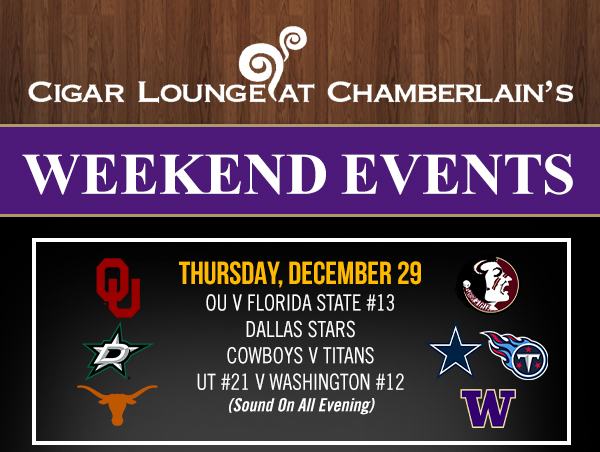 Cigar Lounge At Chamberlain's