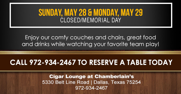 Cigar Lounge At Chamberlain's