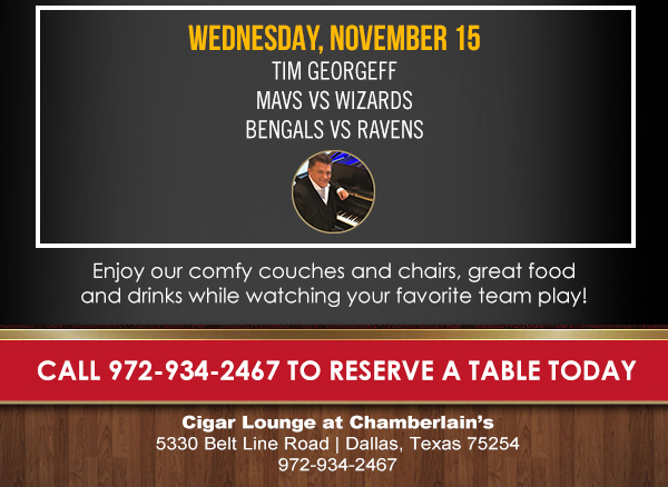 Cigar Lounge At Chamberlain's