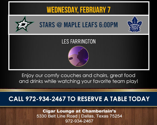 Cigar Lounge At Chamberlain's