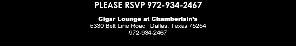 Cigar Lounge At Chamberlain's