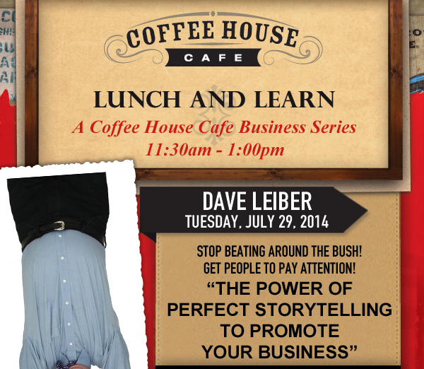Coffee House Cafe Lunch and Learn - A Coffee House Cafe Business Series
							11:30am - 1:00pm