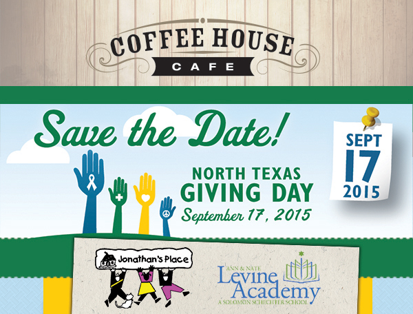 Save the Date!
							 North Texas Giving Day Sept 17, 2015
							 See image for full details