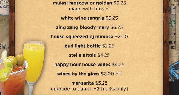 All Day Happy Hour
							 See image for full details