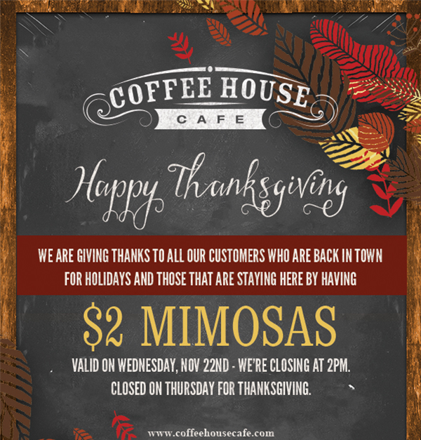 Happy Thanksgiving
							 See image for full details