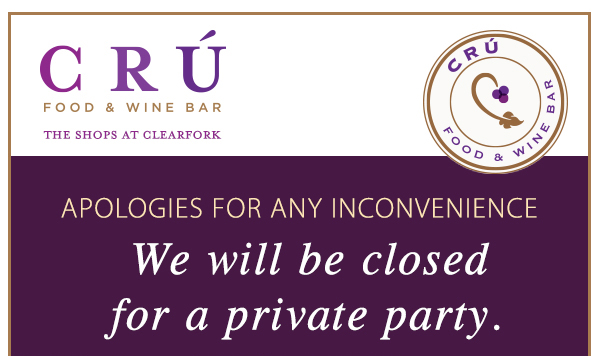 Find Your Location and Reserve! www.cruwinebar.com/locations-2