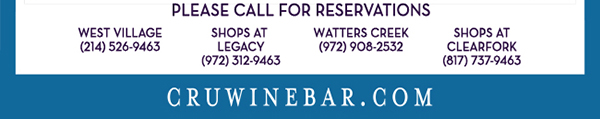 Find Your Location and Reserve! www.cruwinebar.com/locations-2