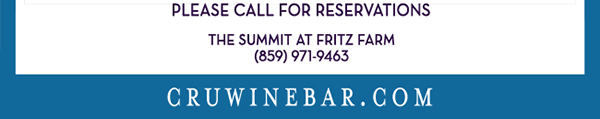 Find Your Location and Reserve! www.cruwinebar.com/locations-2