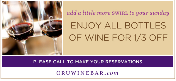 Find Your Location and Reserve! www.cruwinebar.com/locations-2