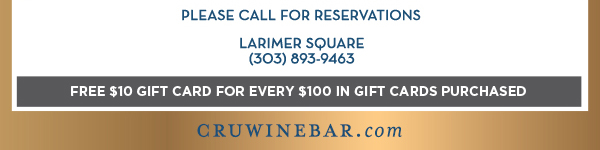 Find Your Location and Reserve! www.cruwinebar.com/locations-2