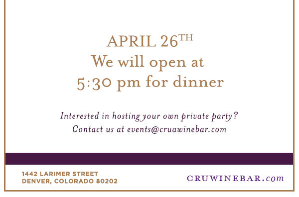 Find Your Location and Reserve! www.cruwinebar.com/locations-2