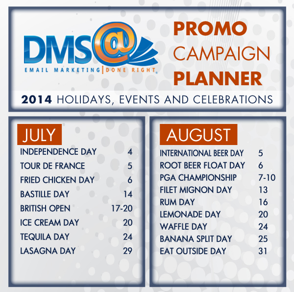 Promo Campaign Planner - July/August