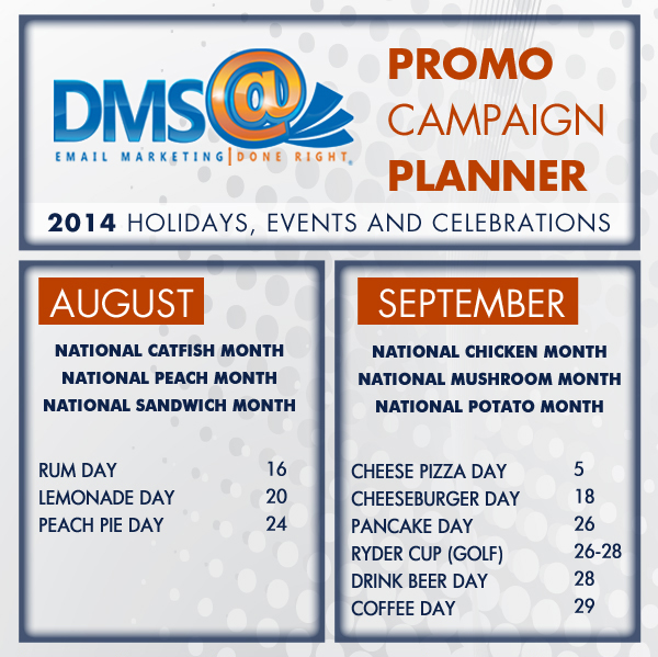 Promo Campaign Planner - August/September