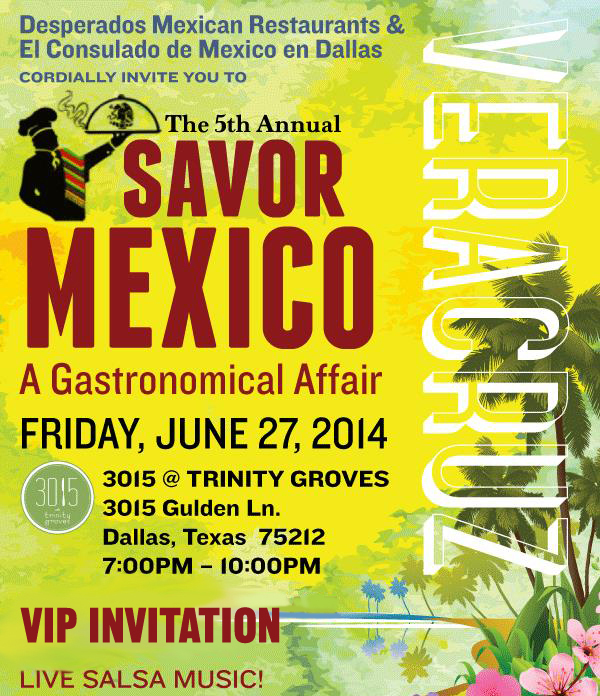 Desperadoes

5th Annual Savor Mexico
Friday, June 27

$50 Advance Purchase
$75 At The Door