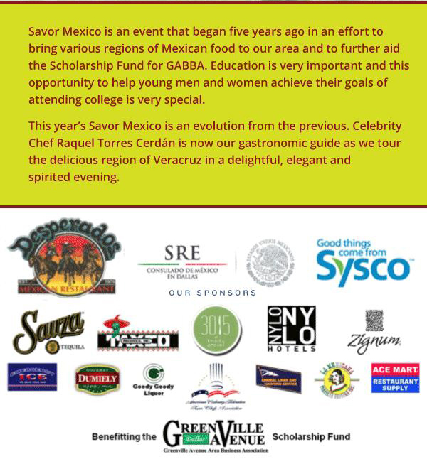 Sponsor information