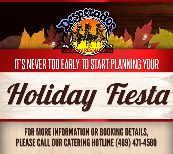 It's never too early to start planning your Holiday Fiesta