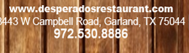 Located at 2808 Greenville Avenue
							Click Here for Reservations or call 214.828.1981
							www.thegraperestaurant.com