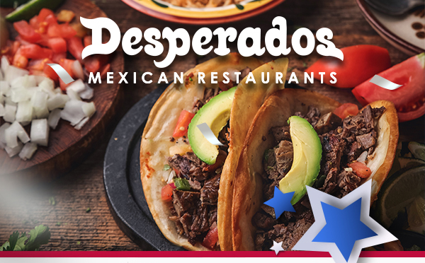 Order Online Today! www.desperadosrestaurant.com/locations/#order - Serving our authentic family traditions for over 40 years.