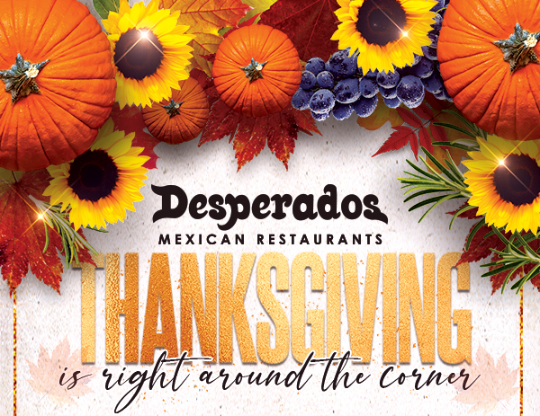 Order Online Today! www.desperadosrestaurant.com/locations/#order - Serving our authentic family traditions for over 40 years.