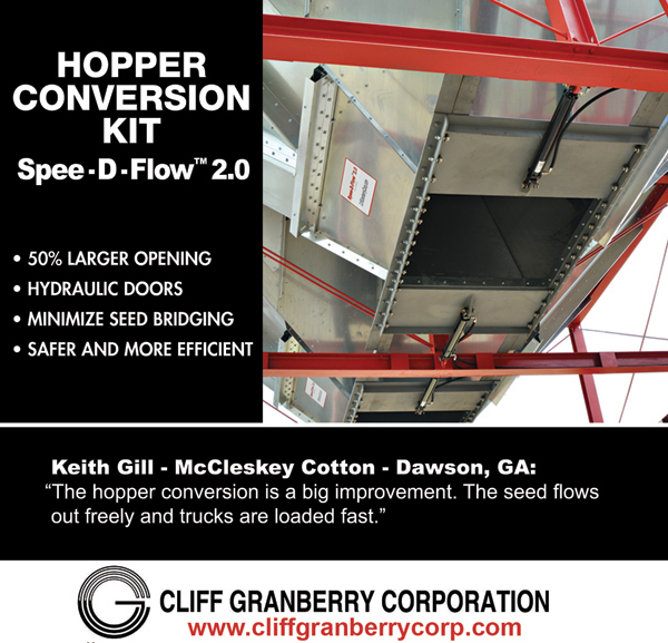 Hopper Conversion Kit
							 Spee-D-Flow 2.0
							 50% larger opening
							 Hydraulic doors
							 Minimize seed bridging
							 Safer and more efficient
							 See image for full details
							 