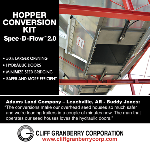 Hopper Conversion Kit
							 Spee-D-Flow 2.0
							 50% larger opening
							 Hydraulic doors
							 Minimize seed bridging
							 Safer and more efficient
							 See image for full details
							 