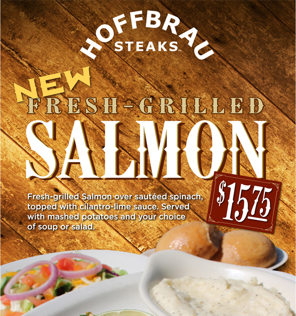 New Fresh Grilled Salmon
							 $15.75
							 See image for full details