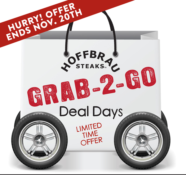 Grab 2 Go
							 The ultimate On The Go deal for you
							 See image for full details