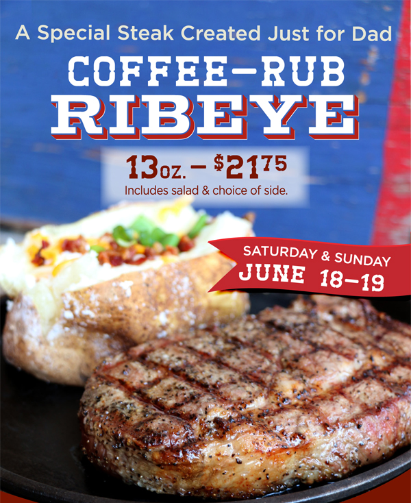 Coffee-Rub Ribeye
							 See image for full details