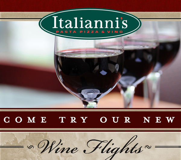 Come try our new Wine Flights
							 See image for full details