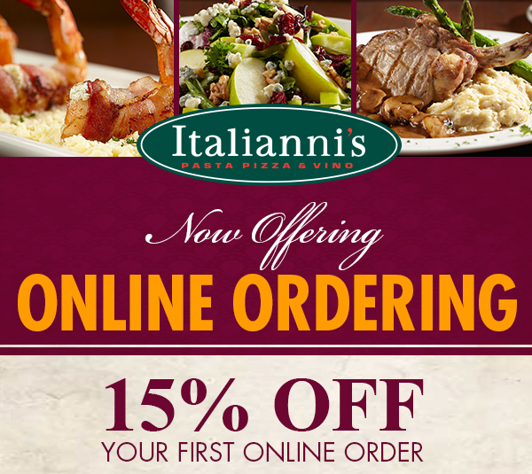 Now offering Online Ordering
							 15% off your first order
							 See image for full details