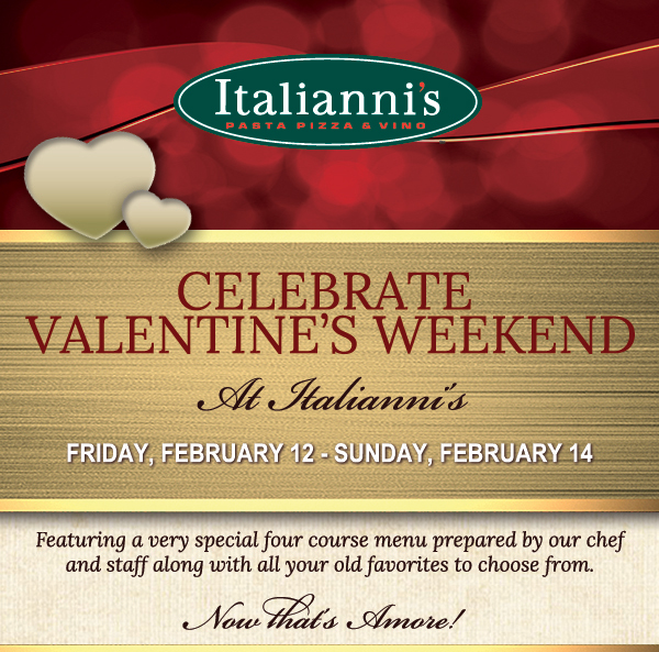 Valentine's Weekend
							 See image for full details