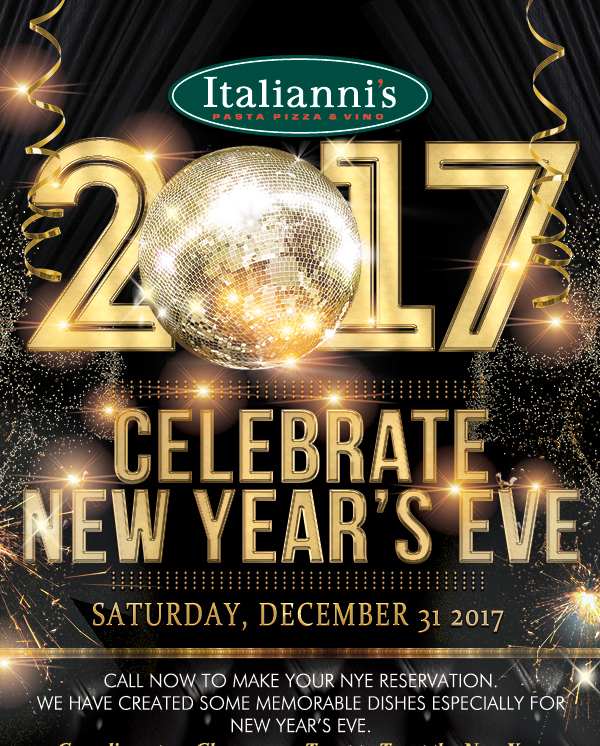 Celebrate New Year's Eve
							 See image for full details