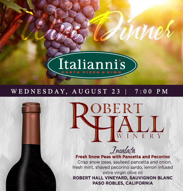 August Wine Dinner
							 See image for full details