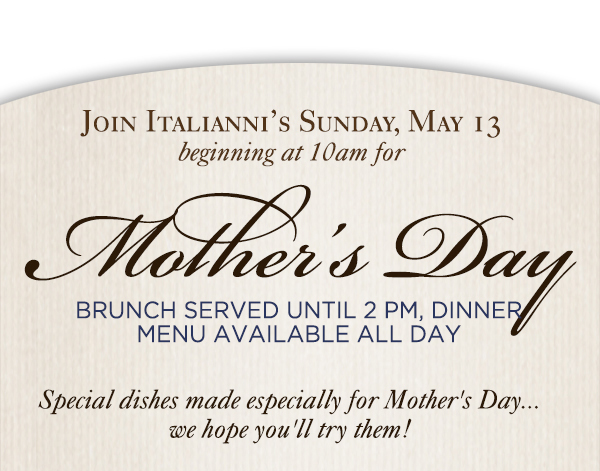 Italianni's Restaurant
							 See image for full details