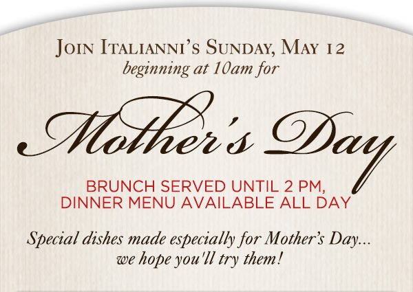 Italianni's Restaurant
							 See image for full details